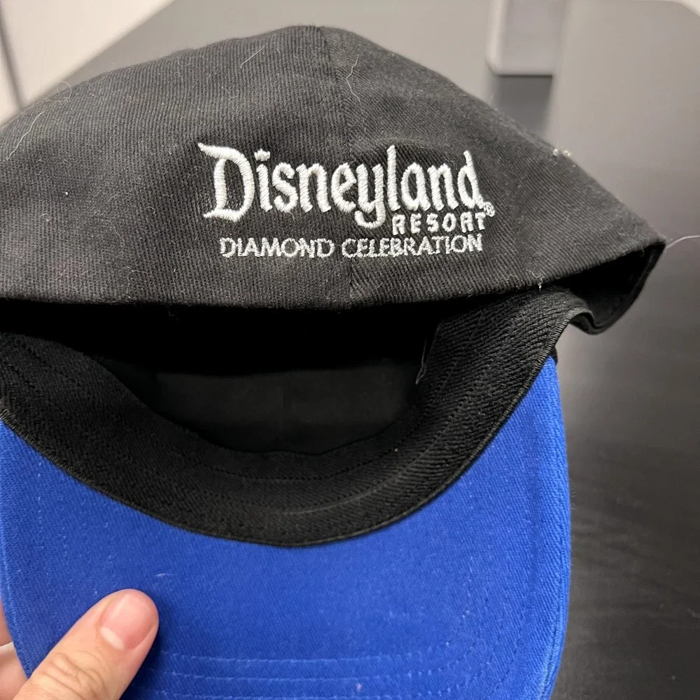 Disney Hat Cap Disneyland 60th Diamond Anniversary 2015 Adult‎ Fitted Baseball